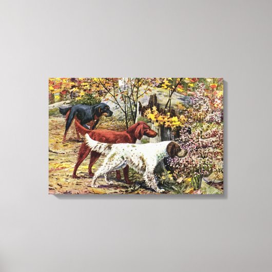 Hondenliefhebbers Canvas Afdruk (Voorkant)