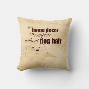 hondenliefhebbers citeren kussen sepia shabby chic