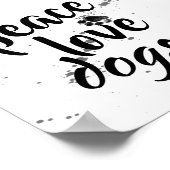 hondenliefhebbers citeren poster afdrukontwerp (Hoek)