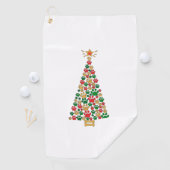 Hondenliefhebbers Cute en Funny Dog Paws Prints Tr Golfhanddoek (Insitu)