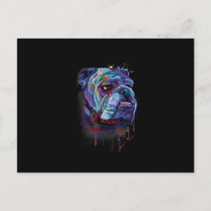 Hondenliefhebbers   Engelse Bulldog Geschenk Engel Feestdagenkaart