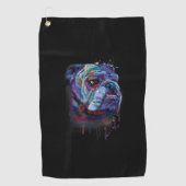 hondenliefhebbers | Engelse Bulldog Gift English B Golfhanddoek (Voorkant)