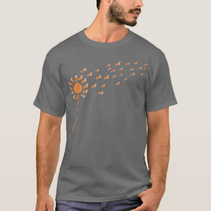 Hondenliefhebbers hemd blazen Dandelion Corgi in h T-shirt