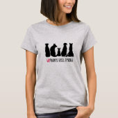 Hondenliefhebbers Hond Mam T-shirt (Voorkant)