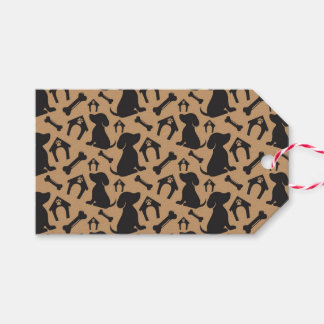 Hondenliefhebbers; huisdieren; honden; been; schat cadeaulabel