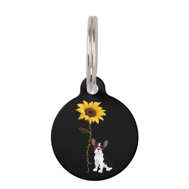 Hondenliefhebbers | Je Bent Mijn Zonneschijn Bulld Huisdierpenning (Voorkant)