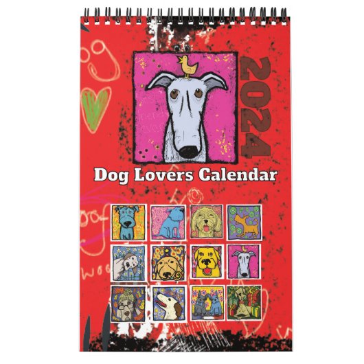 Hondenliefhebbers Kalender 2024 (Hoes)