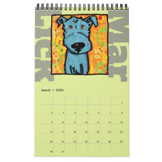 Hondenliefhebbers Kalender 2025 (Mar 2026)