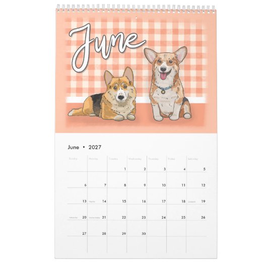 Hondenliefhebbers Kalender 2026 | Handgetekende Il (Jun 2027)