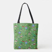 Hondenliefhebbers kerstTas Tote Bag (Achterkant)