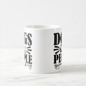 Hondenliefhebbers Koffie Mok | Honden omdat mensen (Center)