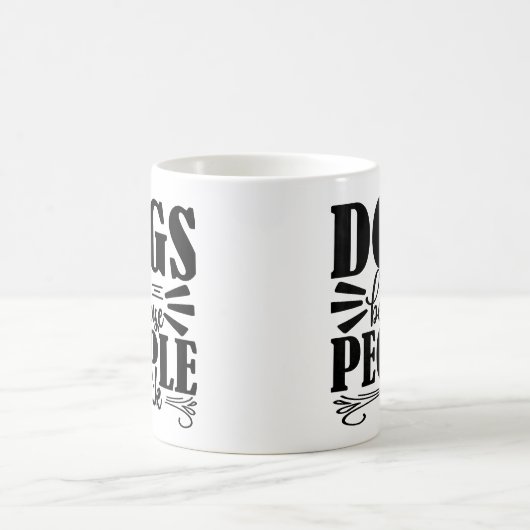 Hondenliefhebbers Koffie Mok | Honden omdat mensen (Center)