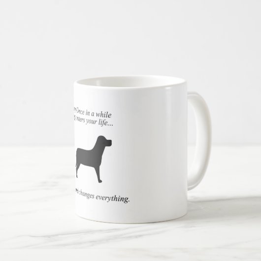 Hondenliefhebbers Koffie Mok met mooie quote (Voorkant rechts)