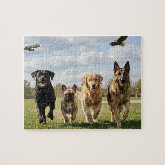 Hondenliefhebbers Legpuzzel (Horizontaal)