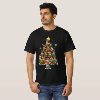 Hondenliefhebbers met kerstbomen in de Koepel T-shirt