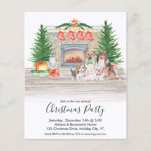 Hondenliefhebbers met kerstvakantie (Voorkant)