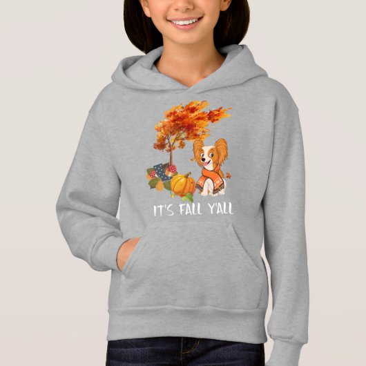 Hondenliefhebbers | Papillon Het is Herfst Y'all (Voorkant)