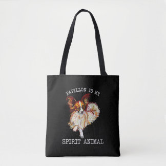 Hondenliefhebbers | Papillon is mijn gedistilleerd Tote Bag