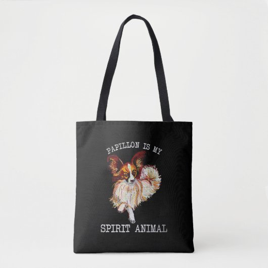Hondenliefhebbers | Papillon is mijn gedistilleerd Tote Bag (Voorkant)