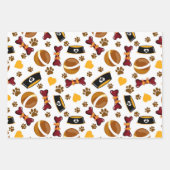 Hondenliefhebbers patroon inpakpapier vel (Voorkant 3)