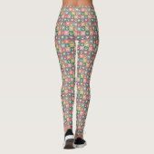 Hondenliefhebbers Paw Prints en Hearts Leggings (Achterkant)