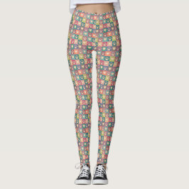 Hondenliefhebbers Paw Prints en Hearts Leggings