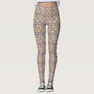 Hondenliefhebbers Paw Prints en Hearts Leggings