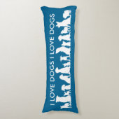 hondenliefhebbers Pillow Lichaamskussen (Voorkant Verticaal)