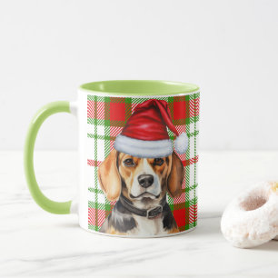 Hondenliefhebber's Red Green Plaid en Beagle vakan Mok