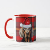 Hondenliefhebber's Red Plaid Black Tan Coonhound H Mok (Links)
