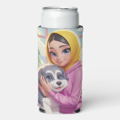Hondenliefhebbers Seltzer Blikjeskoeler (Seltzer Voorkant)