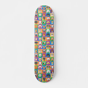 Hondenliefhebbers skateboard