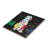 hondenliefhebbers tegeltje (Zijkant)