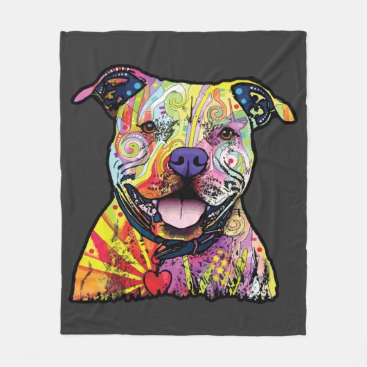 Hondenliefhebbers v01 fleece deken (Voorkant)