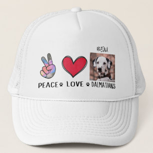 Hondenliefhebbers van Peace Love Dalmatians Trucker Pet