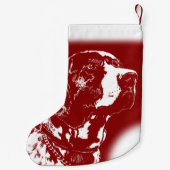 Hondenliefhebbers van Pointer Dog kerststooking Kleine Kerstsok (Achterkant)