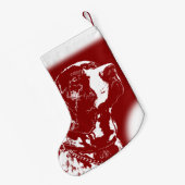 Hondenliefhebbers van Pointer Dog kerststooking Kleine Kerstsok (Achterkant (Hangend))