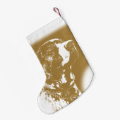 Hondenliefhebbers van Pointer Dog kerststooking Kleine Kerstsok (Achterkant (Hangend))
