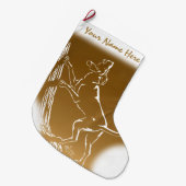 Hondenliefhebbers voor kerststallen van de hond Do Grote Kerstsok (Voorkant (Hangend))