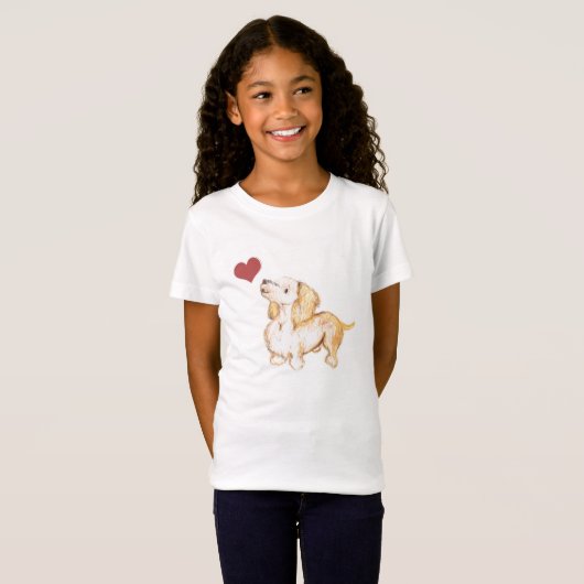 hondenliefhebbers Winnie the Dachshund shirt (Voorkant volledig)