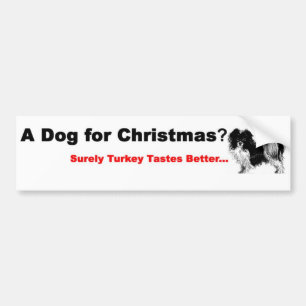 hondenliefhebbers Xmas Bumpersticker