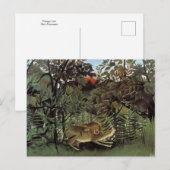 Hondenlion van Henri Rousseau Briefkaart (Voorkant / Achterkant)