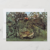 Hondenlion van Henri Rousseau,  dier in het wild (Voorkant)