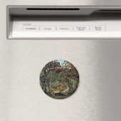 Hondenlion van Henri Rousseau,  dier in het wild Magneet (Insitu (Vaatwasser))