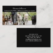 Hondenloopster Visitekaartje Klantenkaartje (Voorkant / Achterkant)