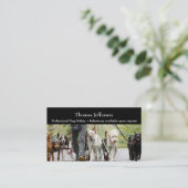 Hondenloopster Visitekaartje Klantenkaartje (Staand voorkant)