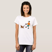 hondenlopen t-shirt (Voorkant volledig)