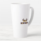 hondenloyaliteit latte mok (Rechterhoek)