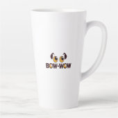 hondenloyaliteit latte mok (Rechts)