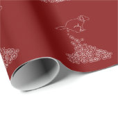 hondenmakerij met euromunten die papier verpakken (Rol Hoek)